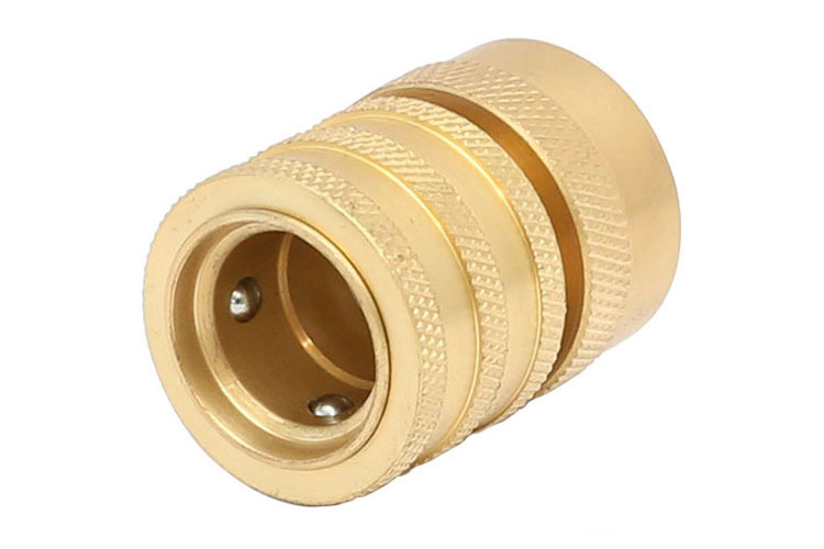 3/4 ఎFemale బ్రాస్ Quick Hose Connector with water stop